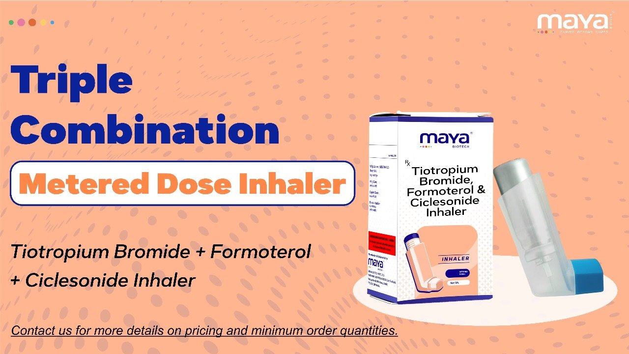 Triple Combination Metered Dose Inhaler Tiotropium Bromide + Formoterol + Ciclesonide