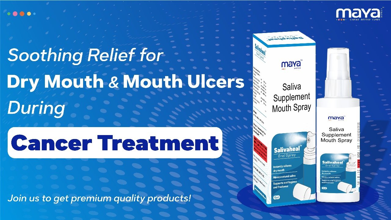 Salivaheal Oral Spray – Soothing Relief for Dry Mouth & Mouth Ulcers During Cancer Treatment