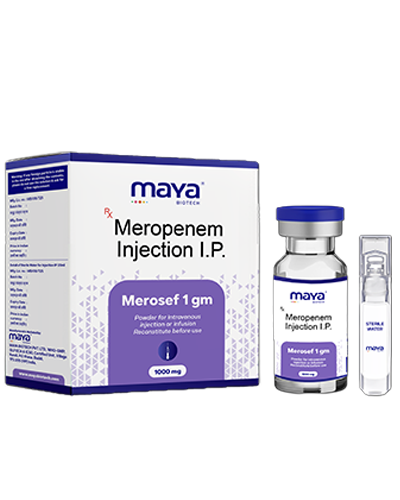 Meropenem Injection Merosef 1gm