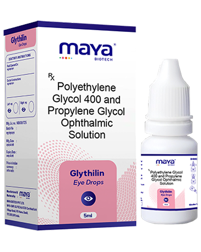 Polyethlene glycol 400 and propylene glycol ophthalmic solution(Glythilin)1
