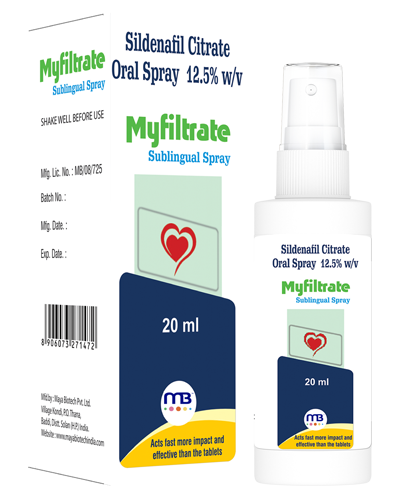 Sildenafil Citrate Oral Spray myfiltrate 20ml