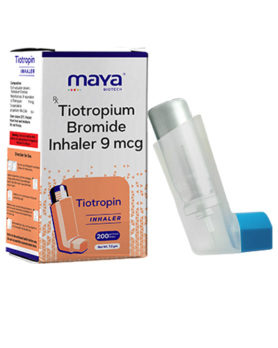 Tiotropium bromide inhaler 9mcg tiotropin 1
