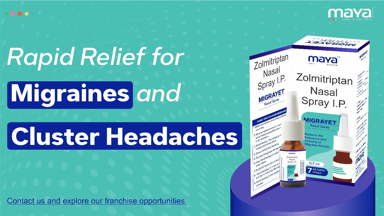 Zolmitriptan Nasal Spray: Rapid Relief for Migraines and Cluster Headaches