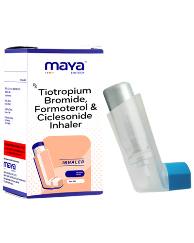 Tiotropium Bromide AND Formoterol Fumarate and Ciclesonide Inhaler