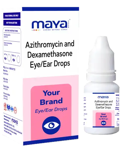 Azithromycin and Dexamethasone Ear-Eye Drop