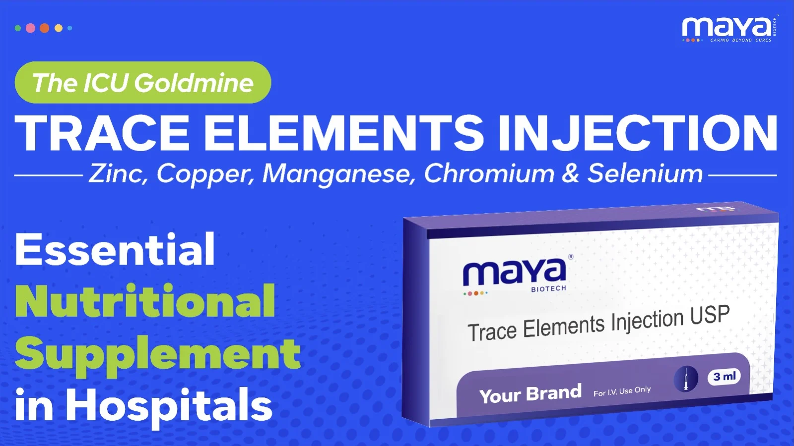 TRACE ELEMENT INJECTION THE ICU GOLDMINE