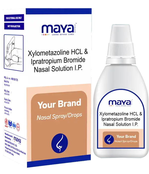 Xylometazoline Hydrochloride and Ipratropium Bromide Nasal Drops