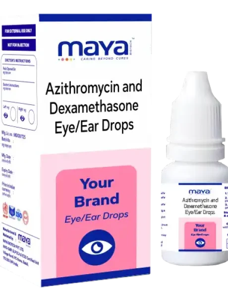 Azithromycin and Dexamethasone Ear-Eye Drop
