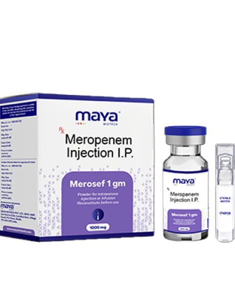 Meropenem Injection Merosef 1gm