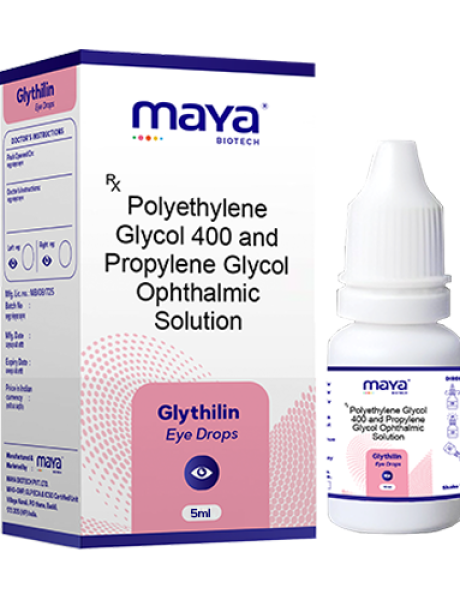 Polyethlene glycol 400 and propylene glycol ophthalmic solution(Glythilin)1