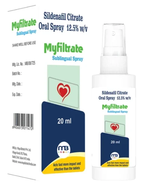 Sildenafil Citrate Oral Spray myfiltrate 20ml