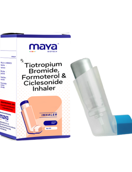 Tiotropium Bromide AND Formoterol Fumarate and Ciclesonide Inhaler