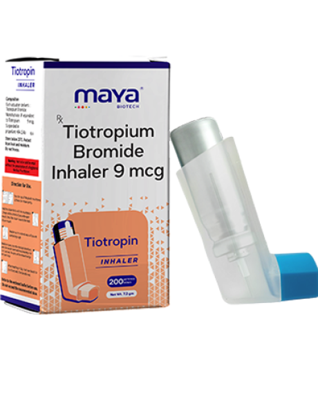 Tiotropium bromide inhaler 9mcg tiotropin 1