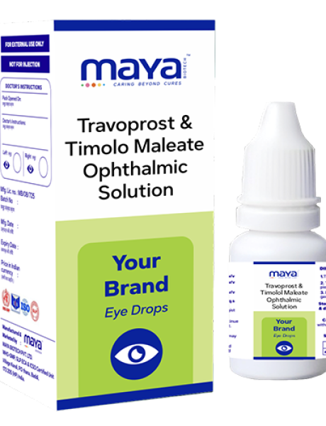 Travoprost and Timolol maleate Eye Drops