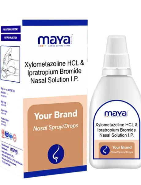 Xylometazoline Hydrochloride and Ipratropium Bromide Nasal Drops