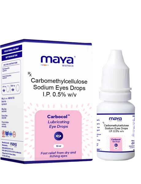 carboxymethylcellulose sodium eye drops 1p 1 % (Carbocol DM)